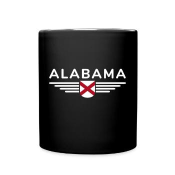 Alabama Fan T-Shirt – USA Style - Full Colour Mug - black - Front