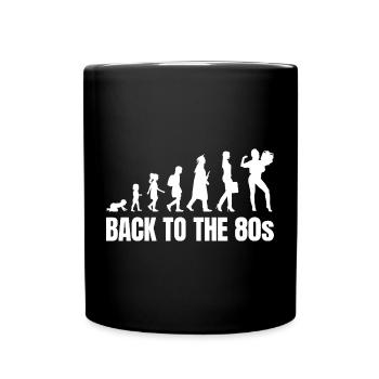 80s Girls to Adults - Full Colour Mug - black - Front