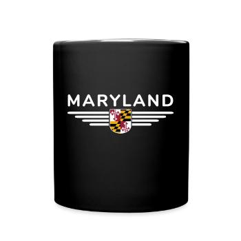 Maryland Fan T-Shirt – Perfect for fans! - Full Colour Mug - black - Front