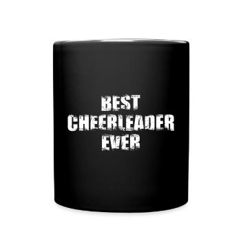 Beste Cheerleaderin aller Zeiten - Tasse einfarbig - Schwarz - Vorne