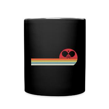 Tennis de table Joueurs de tennis de table Ping Pong - Mug uni - noir - Devant