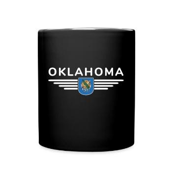 Oklahoma Fan T-Shirt – Perfekt für Fans - Tasse einfarbig - Schwarz - Vorne
