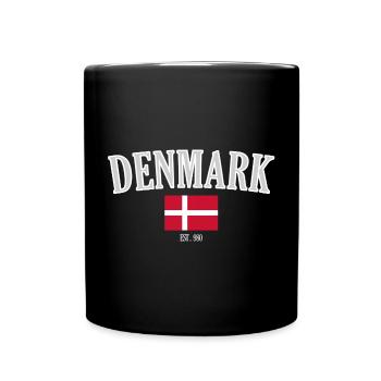 Danemark depuis 980 – nostalgie de la Scandinavie - Mug uni - noir - Devant