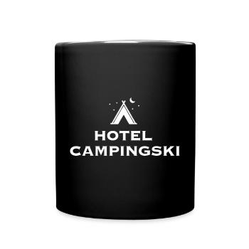 Hôtel Campingski - Mug uni - noir - Devant