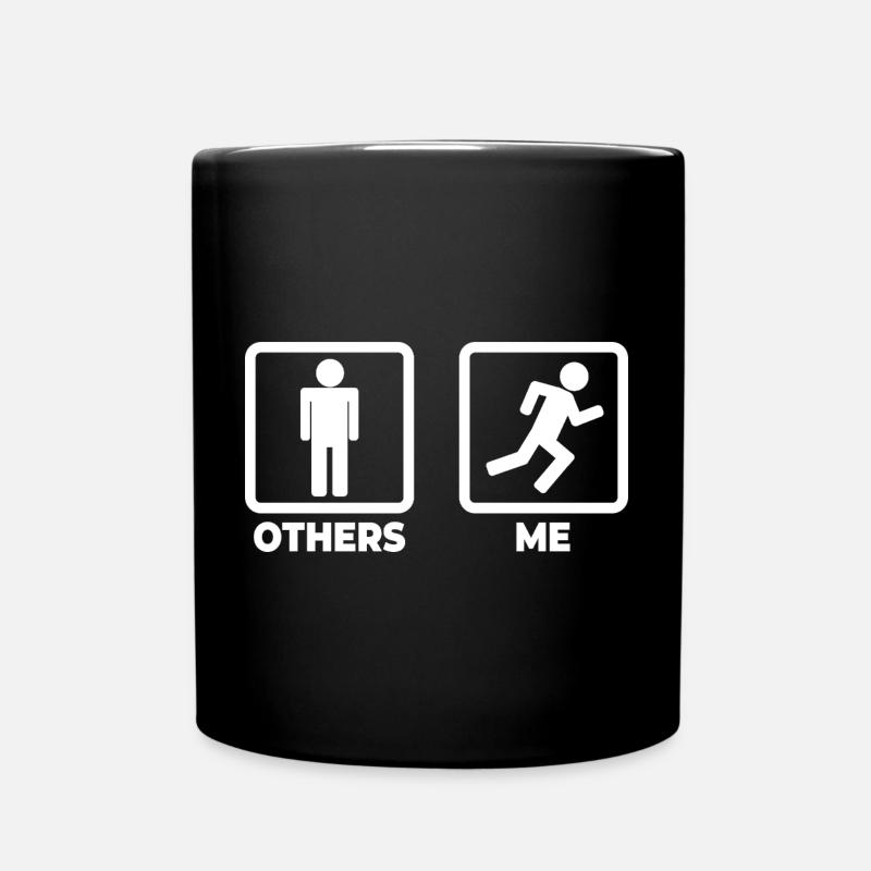 Figurine de coureur - Mug uni - noir