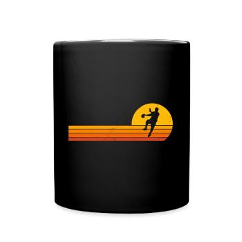 handball Sunrise handball player - Full Colour Mug - black - Front