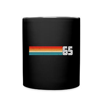 Retro 1965 t-shirt 65 vintage 1965 - Full Colour Mug - black - Front