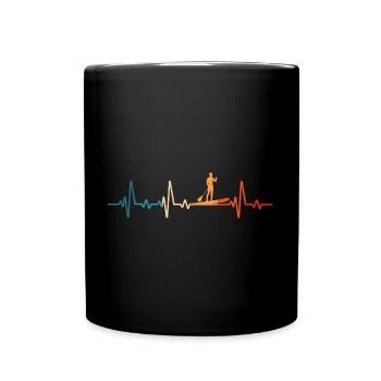 Stand Up Heartbeat Paddle Top Stand-Up Paddle - Mug uni - noir - Devant