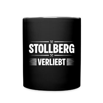 Stollberg Verliebt - Tasse einfarbig - Schwarz - Vorne