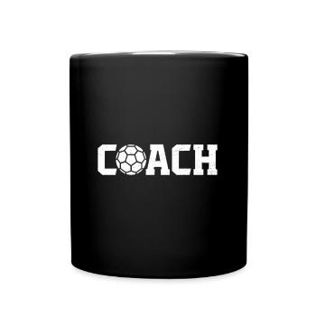 Handball Coach Trainer Handball - Tasse einfarbig - Schwarz - Vorne