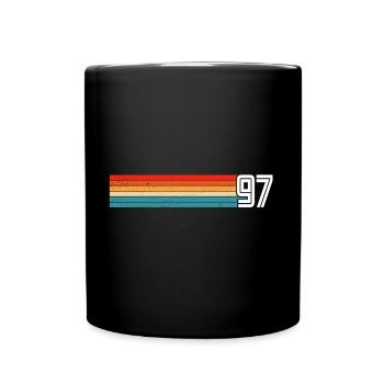 T-shirt rétro 1997 97 vintage 1997 - Mug uni - noir - Devant