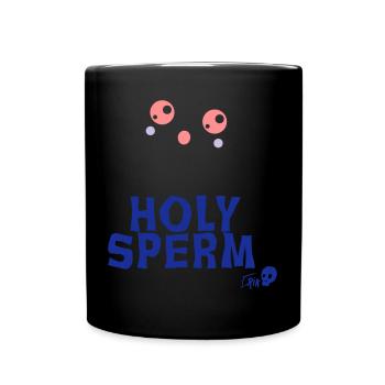 Holy sperm - Full Colour Mug - black - Front