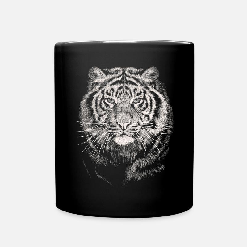 Tiger - Mug uni - noir
