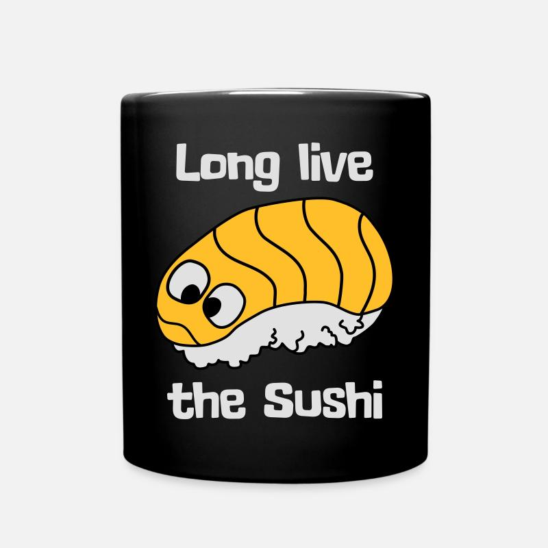 Long live the sushi - Full Colour Mug - black