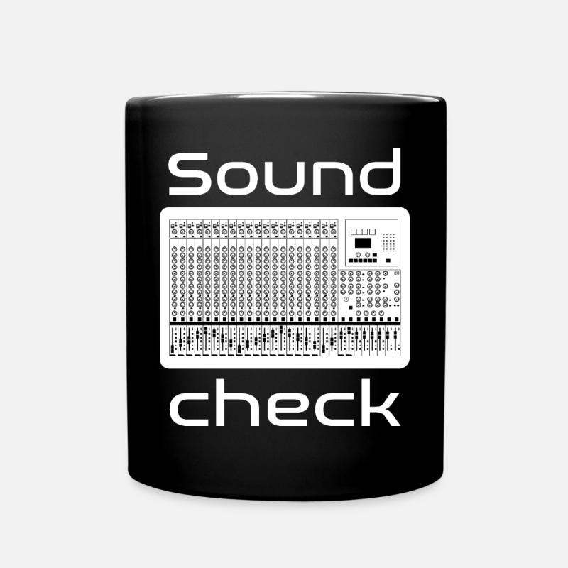 Soundcheck mixer - Full Colour Mug - black