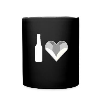 Beer love - Full Colour Mug - black - Front