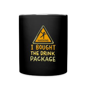 Cruise Crusader holiday sayings gift - Full Colour Mug - black - Front