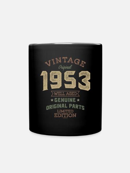 Vintage 1953 Well Aged - Full Colour Mug - black