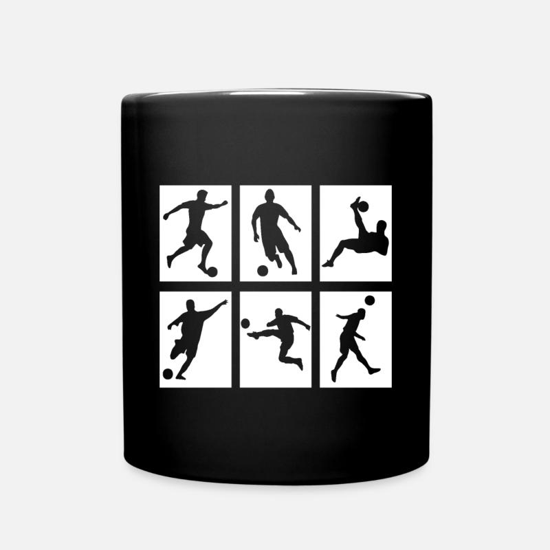 SOCCER - Full Colour Mug - black