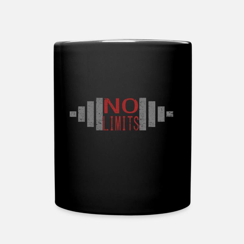 Fitness - Tasse einfarbig - Schwarz