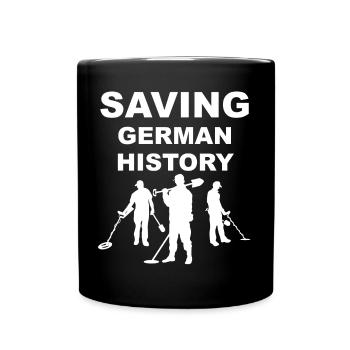 Saving German History Sondeln and Treasure Hunt - Full Colour Mug - black - Front