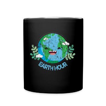 Jour de la Terre - Mug uni - noir - Devant