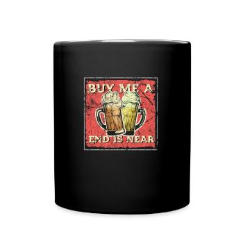Bachelor - Full Colour Mug - black - Front