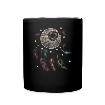 Traum - Tasse einfarbig - Schwarz - Vorne