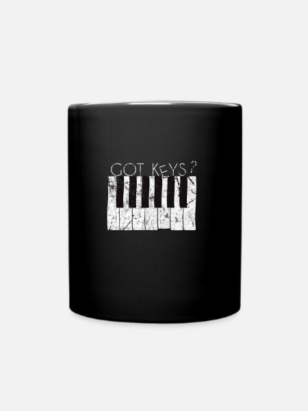 Musik Musiker Kopfhörer Geschenkidee - Tasse einfarbig - Schwarz