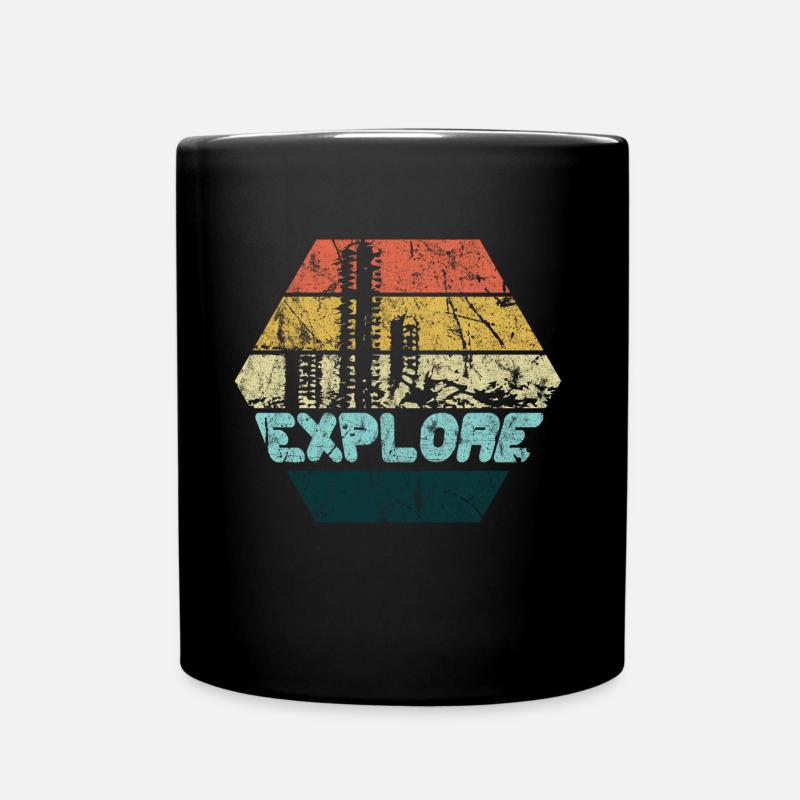 Wüste - Tasse einfarbig - Schwarz