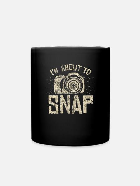 Fotograf - Tasse einfarbig - Schwarz