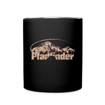 Pfadfinder Pfandfinderin Geschenkidee - Tasse einfarbig - Schwarz - Vorne
