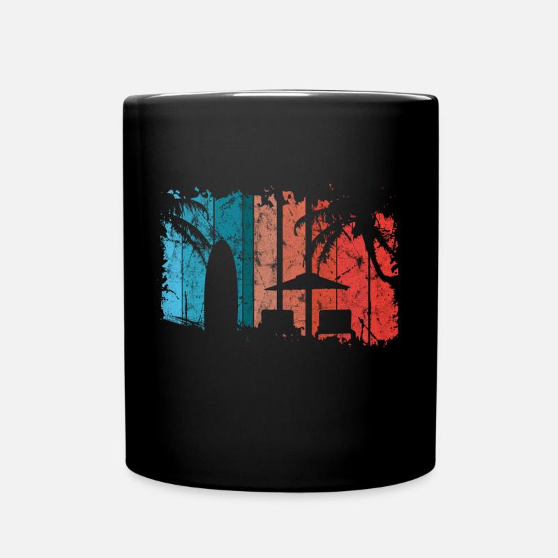 Strand - Tasse einfarbig - Schwarz