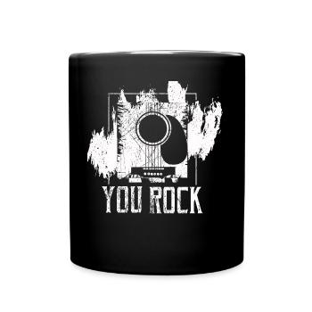 Musik - Tasse einfarbig - Schwarz - Vorne