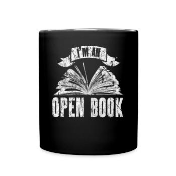 Livres - Mug uni - noir - Devant