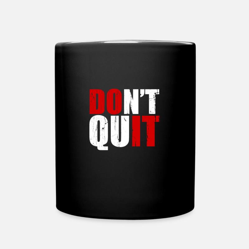 Fitness - Tasse einfarbig - Schwarz