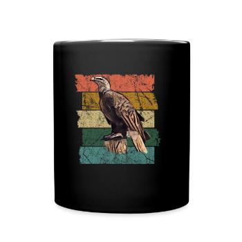 Adler - Tasse einfarbig - Schwarz - Vorne