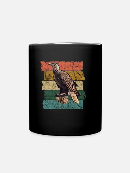 Adler - Tasse einfarbig - Schwarz