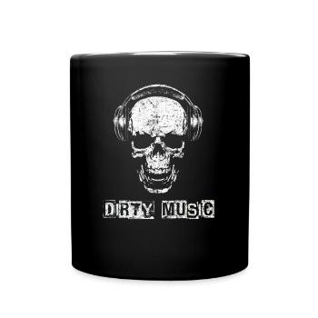 Musik - Tasse einfarbig - Schwarz - Vorne