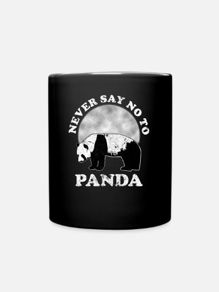 Panda - Mug uni - noir