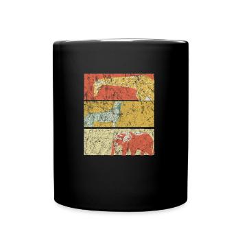 Safari - Tasse einfarbig - Schwarz - Vorne