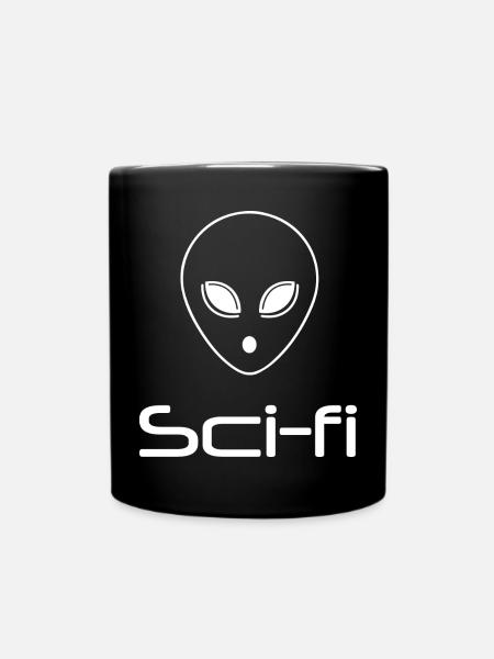 Sci-fi - Tasse einfarbig - Schwarz