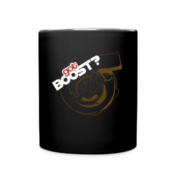 Auto - Tasse einfarbig - Schwarz - Vorne