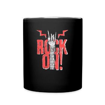 Musique de guitare - Mug uni - noir - Devant