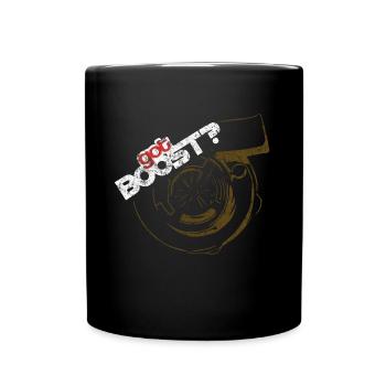 Auto - Tasse einfarbig - Schwarz - Vorne