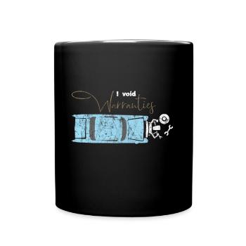 Auto - Tasse einfarbig - Schwarz - Vorne