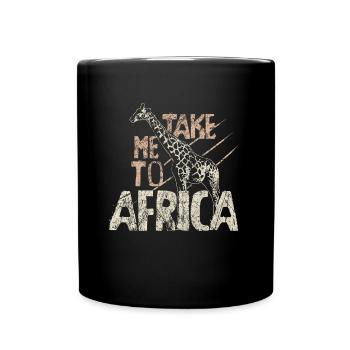 Afrique Safari - Mug uni - noir - Devant