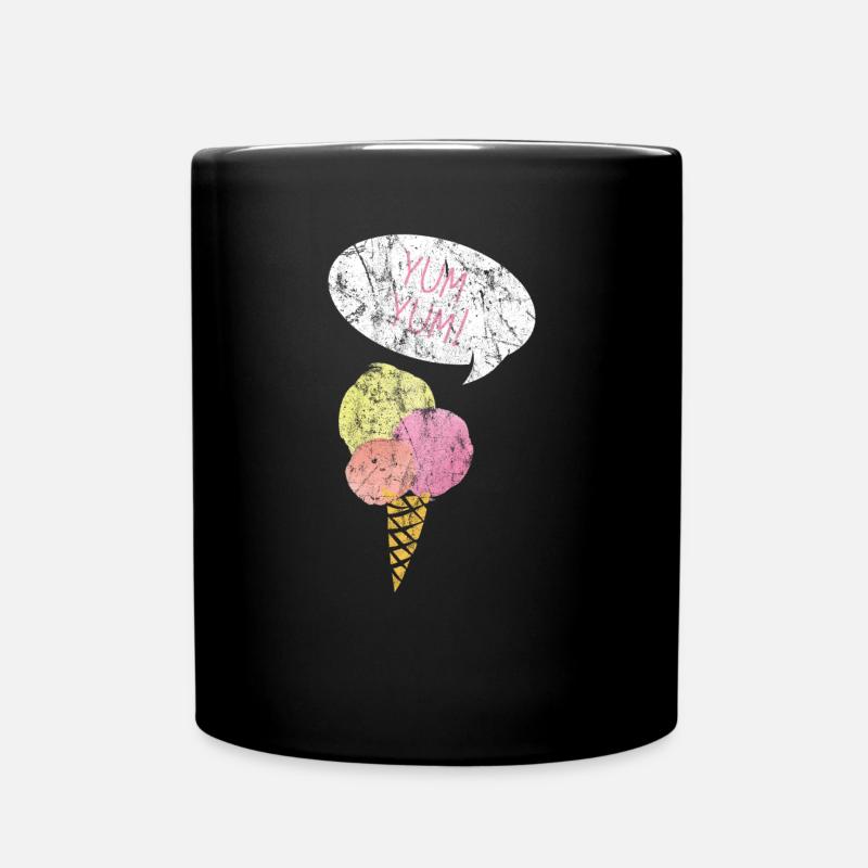 Crème glacée d’été Idée cadeau - Mug uni - noir