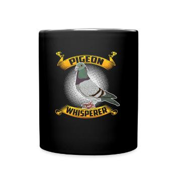 Cadeau drôle d'amateur pigeon pigeon pigeon - Mug uni - noir - Devant
