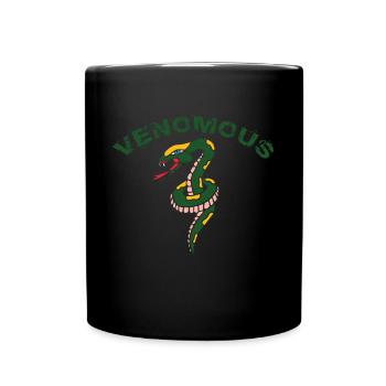 Snake - Full Colour Mug - black - Front